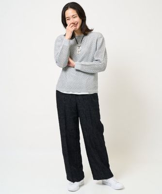 ［日本製］ラメフレンチスリーブジャージーカットソー