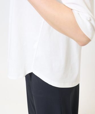 ドライコットンビーズ刺繍ロゴカットソー