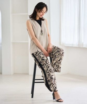 セットアップ対応］VネックAラインベスト | GEORGES RECH (Women