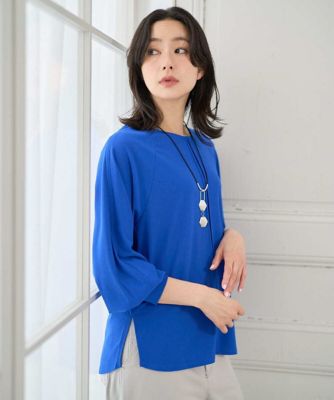 ＜GEORGES RECH　(Women)＞リネンライクジャージーブラウソー