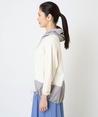 ダンボールニットタフタ切替カットソー