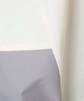 ダンボールニットタフタ切替カットソー