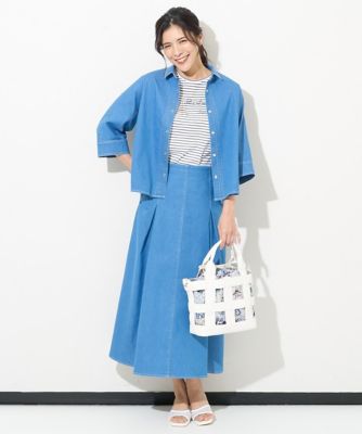 エッフェル塔刺繍ロゴプリントカットソー