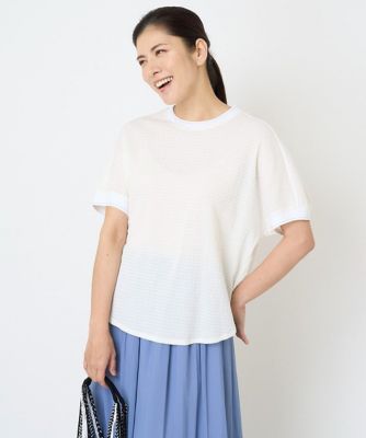 ＜GEORGES RECH　(Women)＞シャーリングドルマンスリーブカットソー