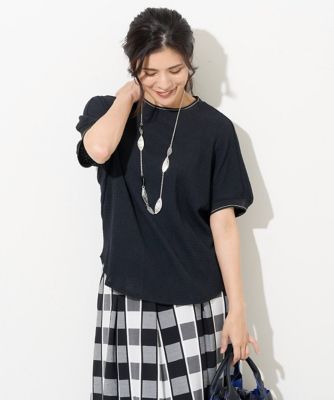 シャーリングドルマンスリーブカットソー