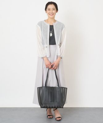 ［日本製］ラメフライスフレンチスリーブカットソー