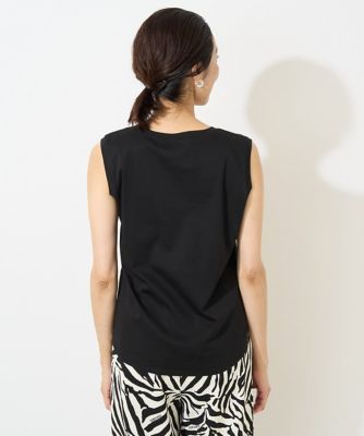 接触冷感］ドライコットンロゴタンクトップ | GEORGES RECH (Women