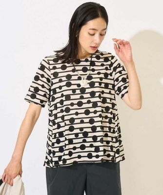 ［日本製］ドットボーダーカットソー