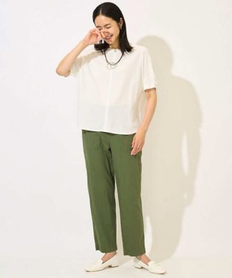 ドルマンスリーブジョーゼットカットソー