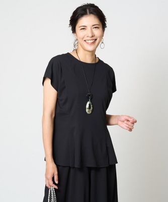 GEORGES RECH　(Women)/ジョルジュ　レッシュ [セットアップ対応]ウエストシェイプジャージープルオーバー