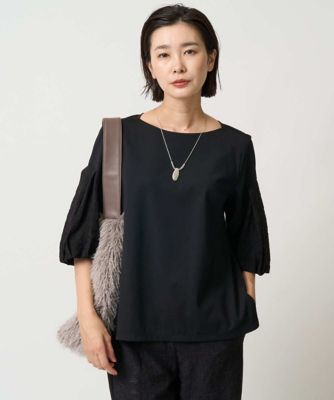 ジョルジュ・レッシュ（ES RECH）/ジャカードバルーンスリーブカットソー ジャカードバルーンスリーブカットソー | GEORGES RECH (Women