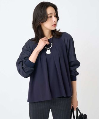 ジャージータフタコンビプルオーバー | GEORGES RECH (Women