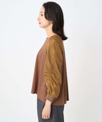 ジャージータフタコンビプルオーバー | GEORGES RECH (Women