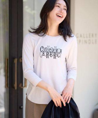 ベアテン刺繍ロゴカットソー | GEORGES RECH (Women)/ジョルジュ