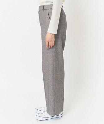 ［日本製］ラメツイードワイドストレートパンツ