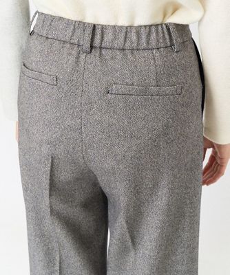 ［日本製］ラメツイードワイドストレートパンツ
