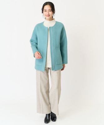 ［日本製］ラメツイードワイドストレートパンツ