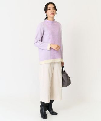 コーデュロイワイドクロップドパンツ | GEORGES RECH (Women