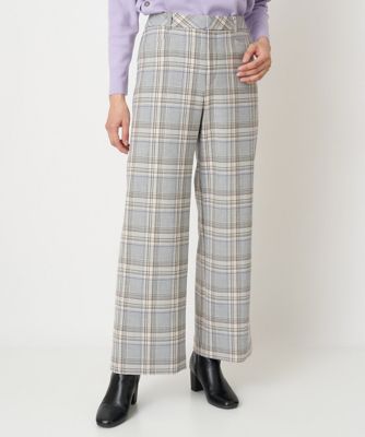 ＜GEORGES RECH　(Women)＞［日本製］両面起毛ストレッチワイドストレートパンツ