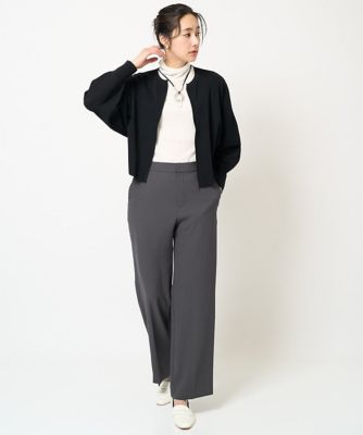 ［セットアップ対応］ストレッチセンタープレスストレートパンツ