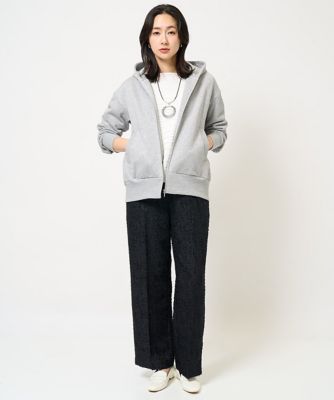 ［日本製］フェザージャガードワイドパンツ