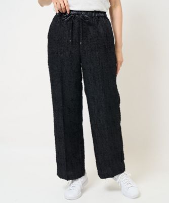 ［日本製］フェザージャガードワイドパンツ