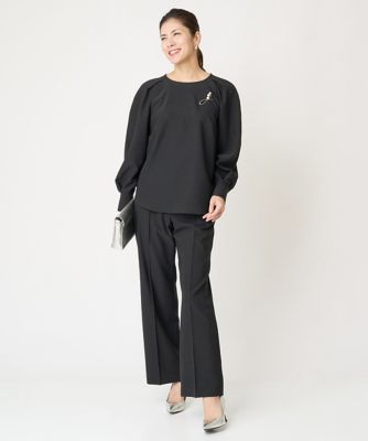 ［セットアップ対応／日本製］ノータックストレートパンツ