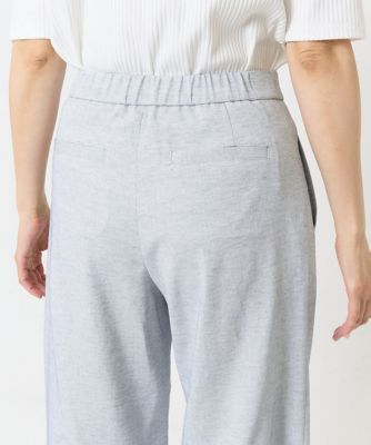 ［日本製／接触冷感／吸水速乾／紫外線防止］サイドタックワイドパンツ