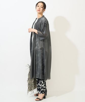 ［日本製］ブラッシュパターンワイドストレートパンツ