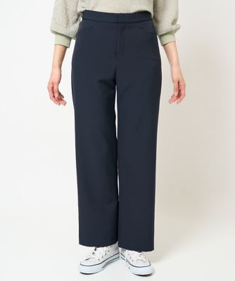 ［日本製］ダブルクロスワイドストレートパンツ