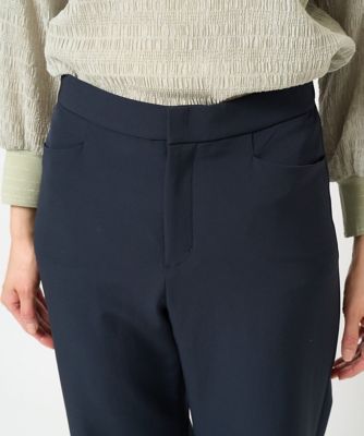 ［日本製］ダブルクロスワイドストレートパンツ