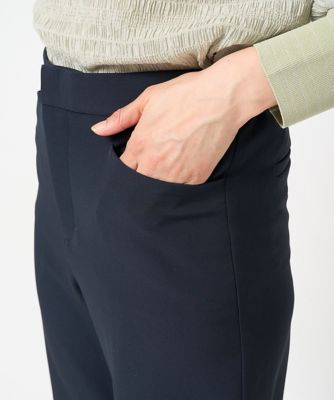 ［日本製］ダブルクロスワイドストレートパンツ