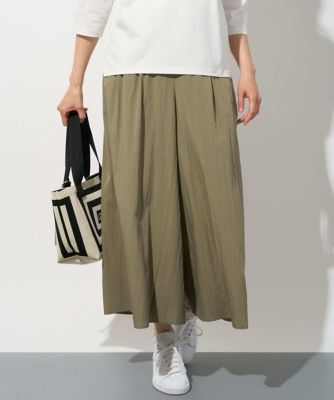 ＜GEORGES RECH　(Women)＞ナチュラルブロードガウチョパンツ