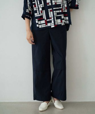 ＜GEORGES RECH　(Women)＞［セットアップ対応］４ＷＡＹタフタトラックパンツ