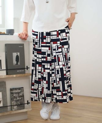 ＜GEORGES RECH　(Women)＞トリコロールガウチョパンツ