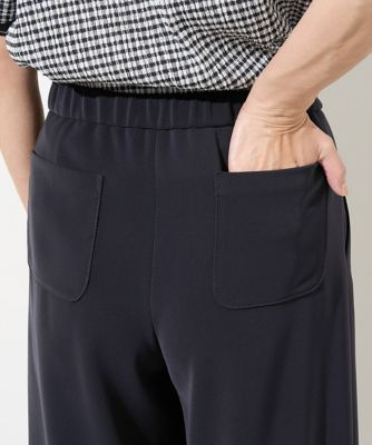 ［日本製］マリンクロップドワイドストレートパンツ