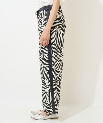 日本製］アニマルプリントサイドラインパンツ | GEORGES RECH (Women