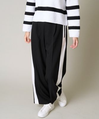 ［日本製／接触冷感］シングルライントラックパンツ
