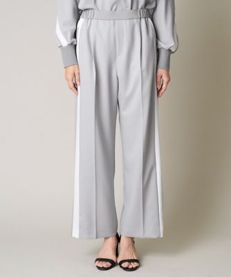 ［日本製／接触冷感］シングルライントラックパンツ