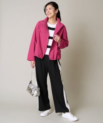 ［日本製／接触冷感］シングルライントラックパンツ