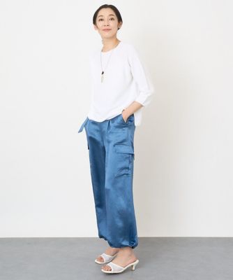 サテンパラシュートパンツ | GEORGES RECH (Women)/ジョルジュ