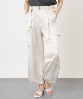 ＜GEORGES RECH　(Women)＞サテンパラシュートパンツ