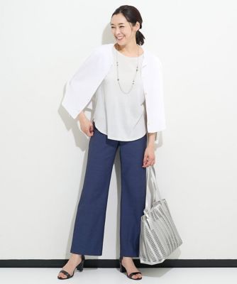 ［日本製］ドライオックスストレッチストレートパンツ