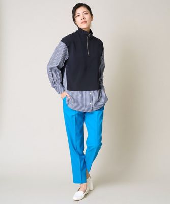 ［日本製］スリムテーパードパンツ