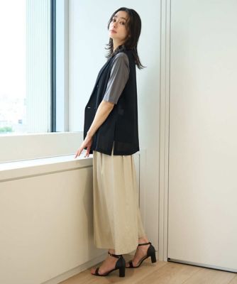 追加］シャンブレーガウチョパンツ | GEORGES RECH (Women)/ジョルジュ