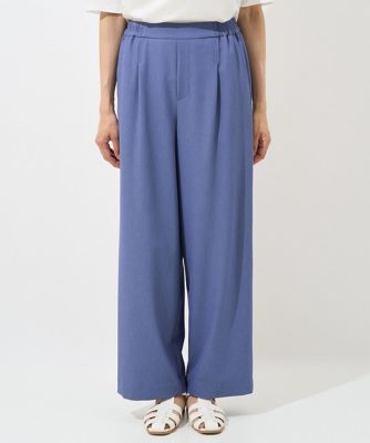 日本製］ツイルタックワイドストレートパンツ | GEORGES RECH (Women