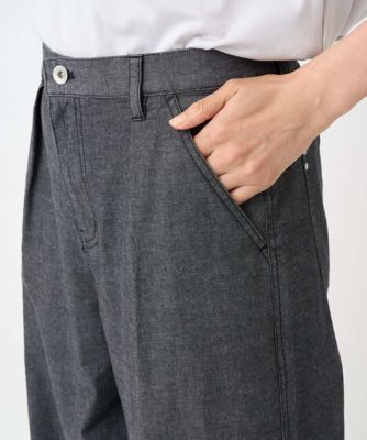 セットアップ対応］バレルワイドブラックデニムパンツ | GEORGES RECH