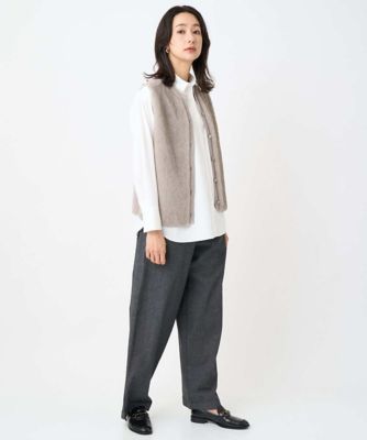 セットアップ対応］バレルワイドブラックデニムパンツ | GEORGES RECH