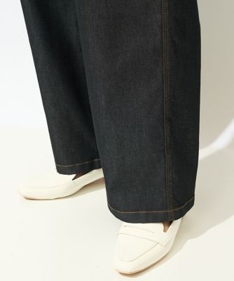 ［セットアップ対応］ワイドデニムパンツ