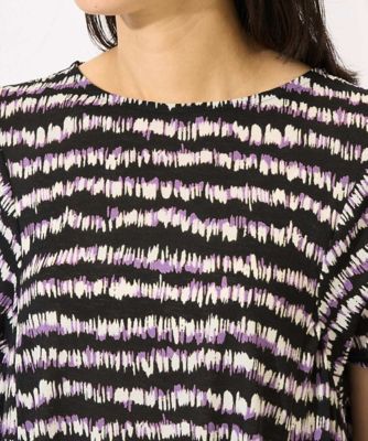 日本製］ランダムボーダーAラインジャージーワンピース | GEORGES